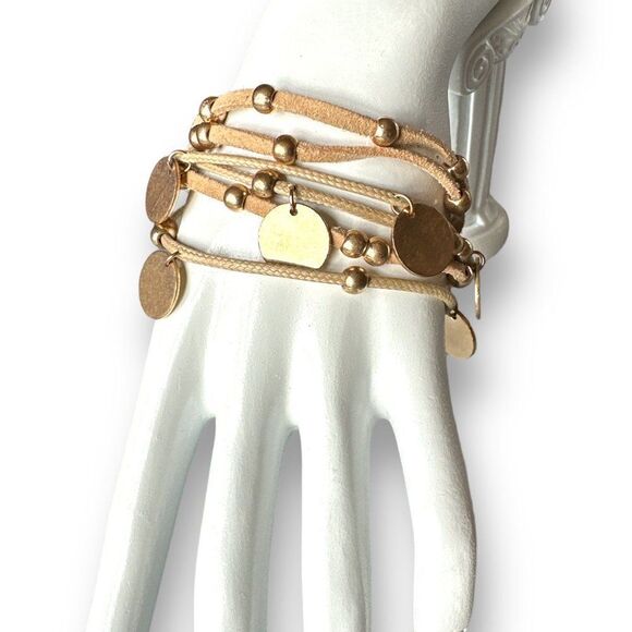 Plunder Design Scarlett Bracelet Multi-Strands Cord - Picture 6 of 8